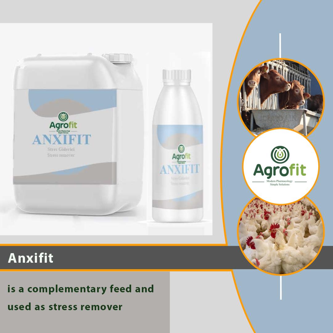 Anxifit is a complementary feed and is used as a stress remover